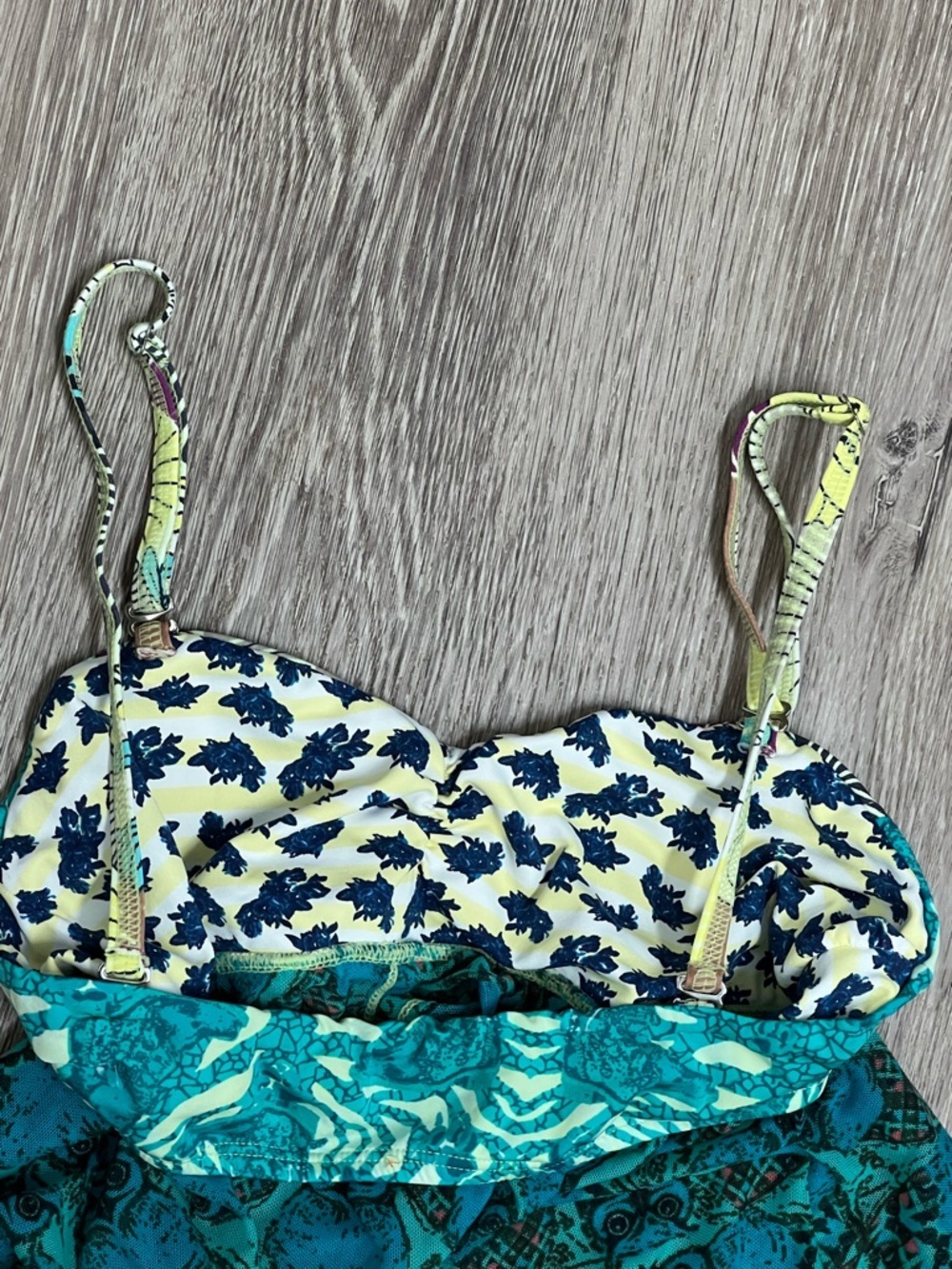 Maaji Chimera Maxi Cover Up Dress Owl Mixed Print Bustier Boho Resort - Picture 5 of 6